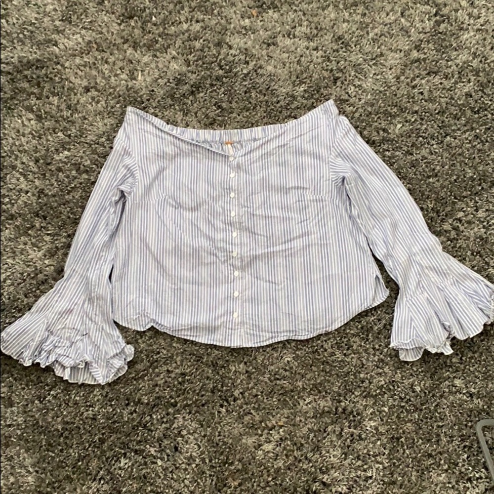 Free People Off the Shoulder Top